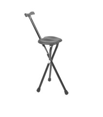 Pepe – Folding Cane Chair Height 34.2″ Non-Adjustable Foldable Walking Cane w…