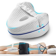 Vertdens Leg Pillow, Knee Pillow for Side Sleepers, Pillows White
