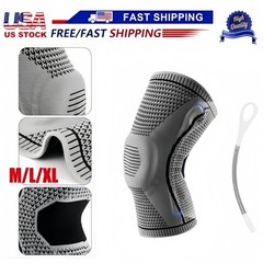 1 Pair Compression Knee Support Brace Patella Joint Pain Arthritis Relief Sleeve