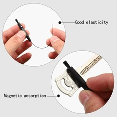 Hearing Aid Cleaning Wax Vent Cleaner Tools Brush with Wire & Magnet- 101 PCS