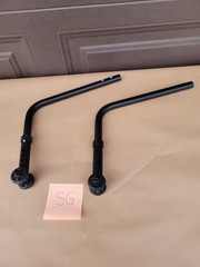 Quickie Wheelchair ANTI TIP TIPPERS WHEELS Wheelie Bars Parts Used Qxi 2 Nitrum
