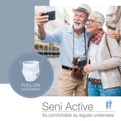 Seni Disposable Underwear Large Heavy 72 Ct
