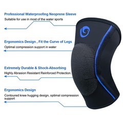 Nvorliy AquaFlex Pro Knee Pad, Compression Knee Sleeve for Swimming, Aquatic,…