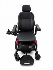 Merits Vision Sport Electric Power Wheelchair, Joystick, 4-Wheel, Black/Blue