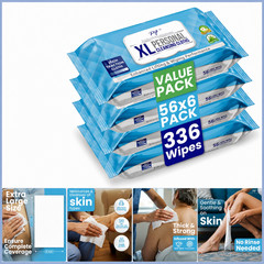 Adult Wipes Aloe Thick Large Disposable Personal Hygiene Cleaning Cloths