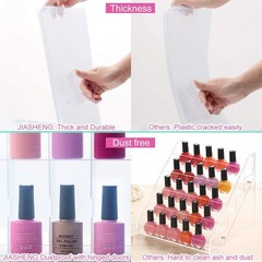 Jiasheng Nail Polish Organizer Case For 48 Bottles Gel Nail Polish Storage