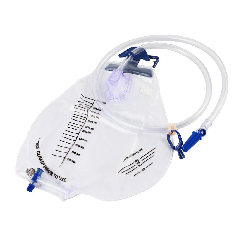 Urinary Drainage Bag with Anti-Reflux Chamber for Home and Hospitals Health Aids