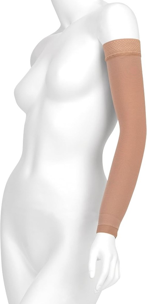 Juzo Dynamic 30-40mmHg Armsleeve (Size: IV Long) Beige, Varin, Microdot Top Band