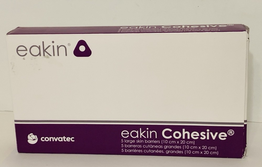 CONVATEC #839003 LARGE Eakin Cohesive Skin Barriers 4″ x 8″ 1BX/5EA