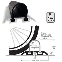 Gordon Glass ADA Friendly Wheelchair Accessible Shower Threshold – 60-in long