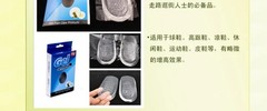 Protect Heel Transparent Silica Gel Palm Pad Massage foot High heel Arch Running