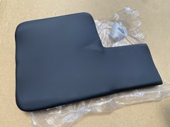 Lacura Amputee Cushion Black Polyurethane Cover 10″ Extension On Right Side 18″