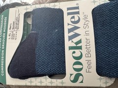Sockwell L/XL Moderate Compression Socks 15-20 mmHg Sz 10.5-13 Men’s NWT USA