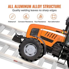 Alloy Ramp 8810lb Max Load 72x15in Sturdy Trailer Loading Tool