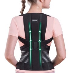 Omples Posture Corrector for Women and Men Thoracic Back Medium (Pack of 1)