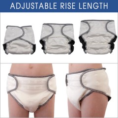 ECOABLE Big Kids‘ Nighttime Cloth Diaper Set for Incontinence, 6-16 Years