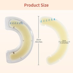 Deraymi 30pcs Ostomy Barrier Strips, Elastic Hydrocolloid Skin Barrier Strips, S