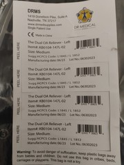 Dr Medical The Dual OA Reliever, L&R Knee Adjustable Medium Left & Right NEW
