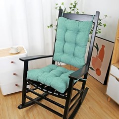 Chair Cushion Set for Rocking Chair, Back Pillow & Seat Cushion Light Green