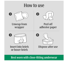 Depend Guards Incontinence Pads for Men, Maximum Absorbency, 52 Count