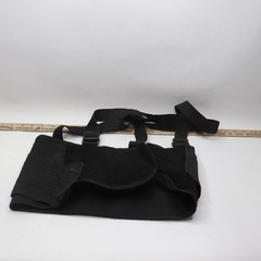 Adjustable Back Brace Lumbar Support Belt with Suspenders – Used