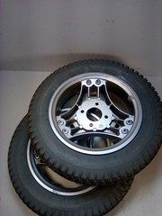 Permobil Powerchair C 300 Drive Wheels Gray With Hubs Set of 2 W12
