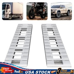 2pcs Aluminum Trailer Ramps Loading Ramps Truck Car Auto Trailer Ramps