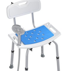HOROW Adjustable Height Shower Chair Seat 400 lbs Heavy Duty Safety Bath Bench