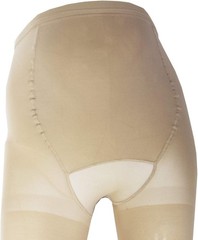 TRUFORM Maternity Pantyhose with „Tummy“ Panel 20-30mmHg (Beige) Medium