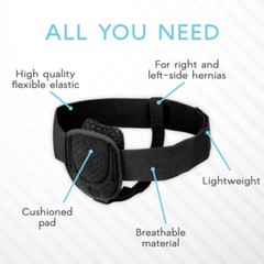Inguinal Hernia Belt Men Post Surgery Support Truss Groin Adjustable Straps Band