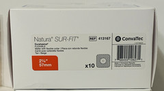 10 ConvaTec 413167 Durahesive Wafer Skin Barriers 2-1/4″ Flange 1BX/10EA