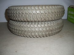 Jazzy 1100 1120 1122 Drive Wheels 3.00-8 Tires Good Tread Good Tubes