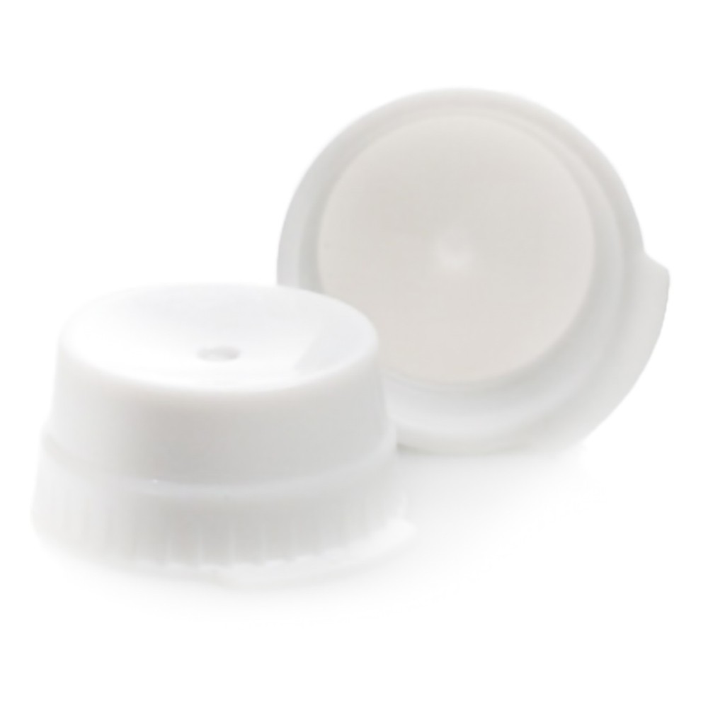 McKesson Tube Closure Snap Cap White Polyethylene 177-113148W 1000 per Bag