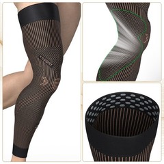 Copper Compression Leg Sleeve, Ultra-thin with Copper Ions Infused