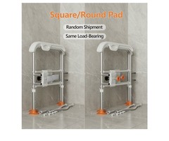 SPECILITE Heavy Duty Toilet Safety Rails Adjustable Foldable LED Handles 665lb