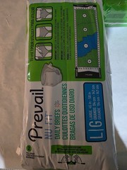 Prevail per-Fit Daily Underwear Large 45in-58in 20ct Brand New Lot of 4 Total 80