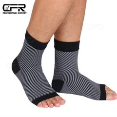 Copper Sleeve Compression Socks Plantar Fasciitis Foot Arch Ankle Support Brace