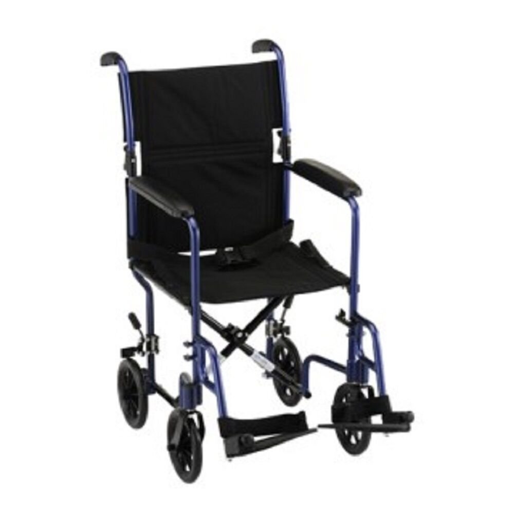 Nova 327/329 Transport Wheelchair Lightweight 19-lb Transport Chair 2 Sizes