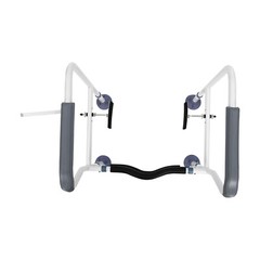 Adjustable Toilet Safety Rails for Seniors Handicap 440lbs w/ Anti-slip Armrest