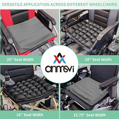 3D Air Inflatable Seat Cushion for Wheelchair & Office Chair – Adjustable Firmne