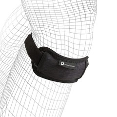 Thermoskin EXO Adjustable Knee Patella Strap (Black) One Size Fits Most