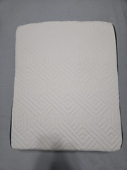 White Bed Wedge Pillow Set with Removable Cover Foam Bed Positioner