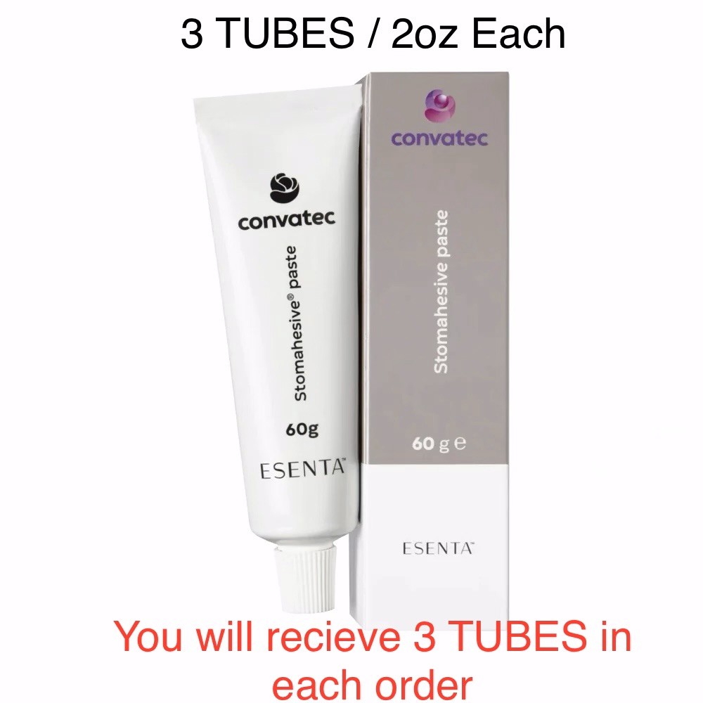 Convatec Esenta Stomahesive Paste 3 PACK / 2oz Each. Free Shipping! New Design