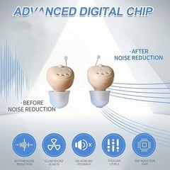 Bluetooth Phone App Rechargeable Hearing Aids For Seniors HearingTest OTC