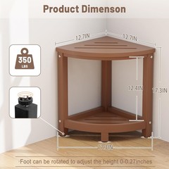 Versatile Shower Bench – Ideal for Shaving, Storage, and Indoor/Outdoor Use