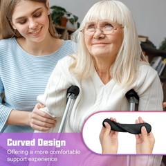 Crutch Pads, Padding for Walking Arm Crutches, Hand Grips and Feet Caps, Rubb…
