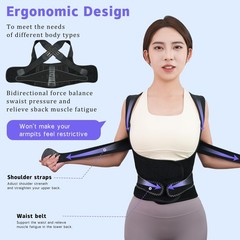 SFSSCDF Back Brace Posture Corrector for Women and Men Vertical M