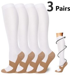 3x Diabetic Compresssion Socks for Neuropathy Swollen Bariatric Lymphedema Sox