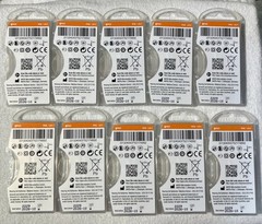 Duracell Size 13 Activair PR48 Hearing Aid Batteries (80 Pack) Exp 10/2026