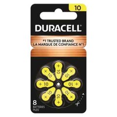 Duracell Zinc Air 10 1.5V Hearing Aid Battery 8pk x 6 Packs (48 Total Batteries)